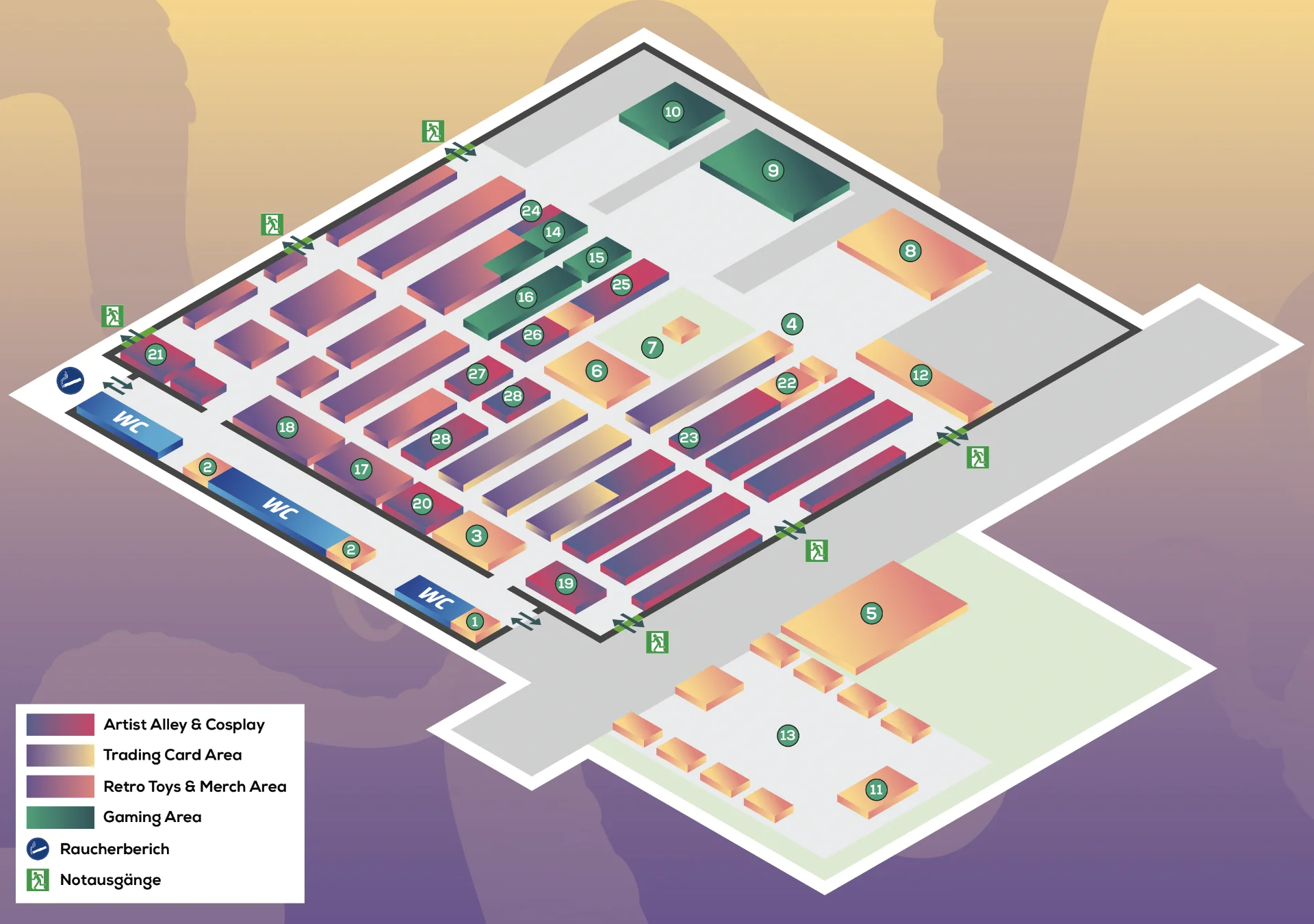 Hallenplan GEEKWORLD 2026