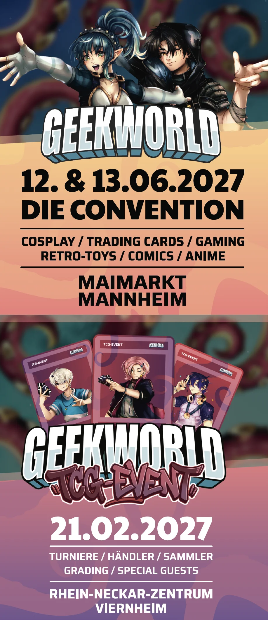 Vorschau 2027 Flyer für GEEKWORLD 2026